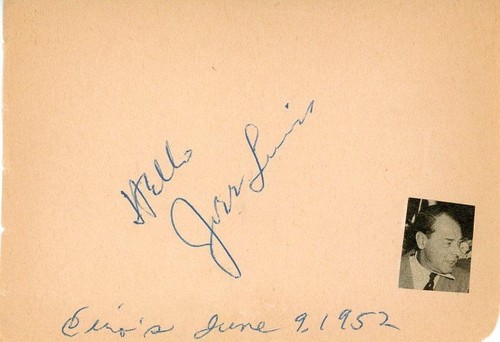 Joe lewis signed album - e., lewis-