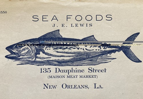 Sea foods lewis new - sea, j.e.